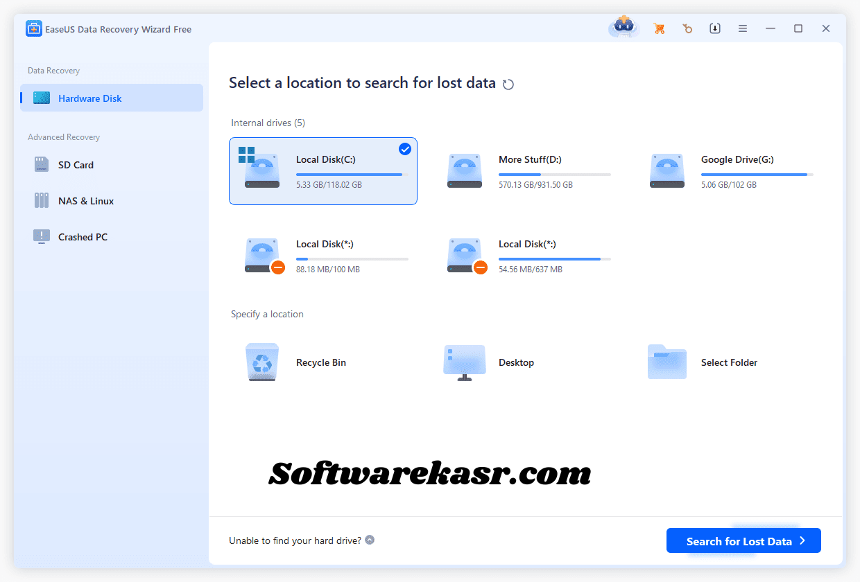 EaseUS Data Recovery Wizard 