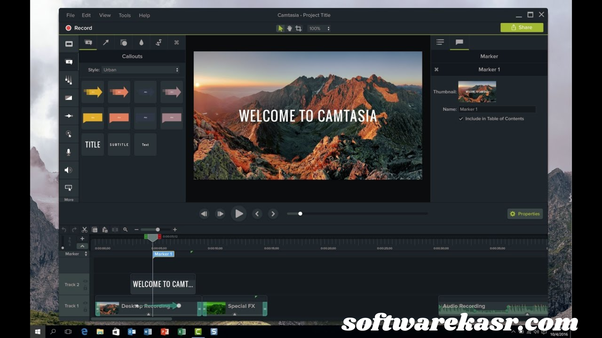 Camtasia Studio